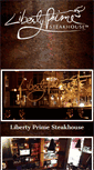 Mobile Screenshot of libertyprimesteakhouse.com
